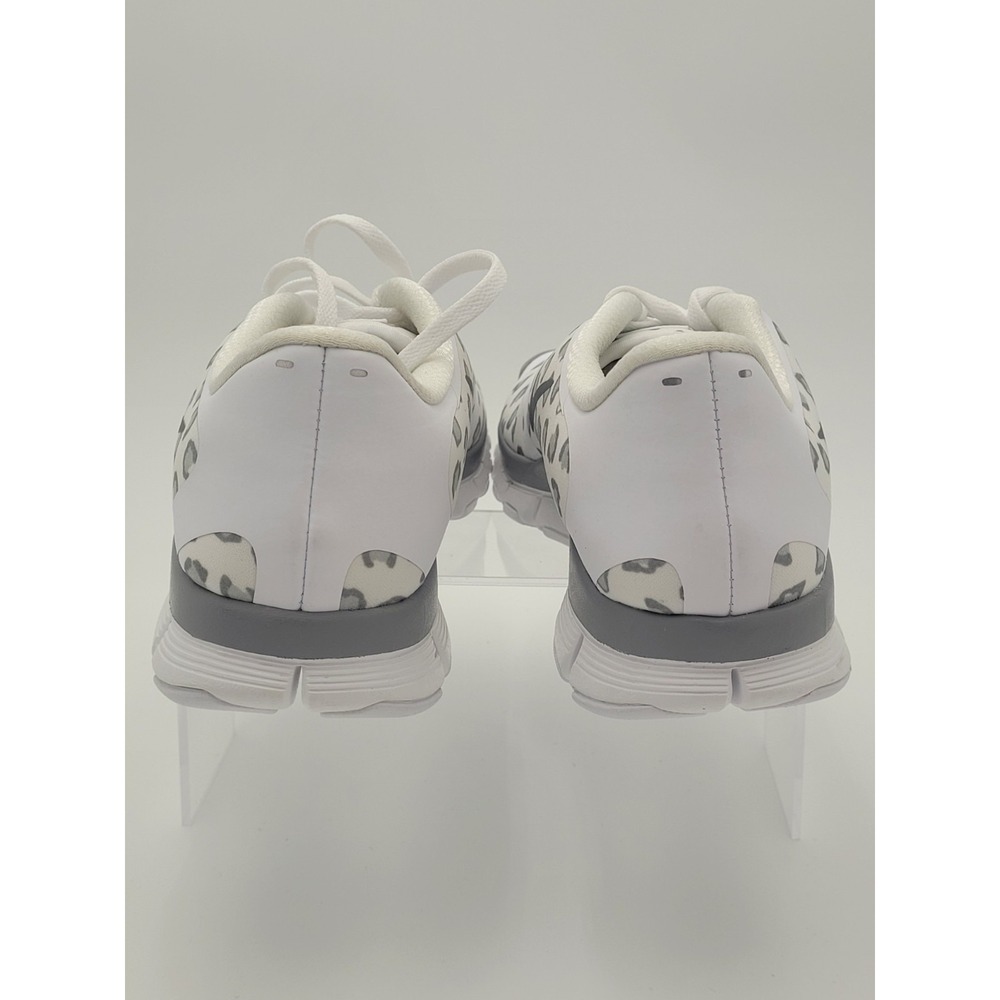 Nike Free Run 5.0 Womens Sz 12 White Wolf Grey Pure Platinum Blanc Snow Leopard - Picture 6 of 8
